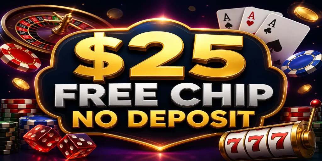 $25 Free Chip No Deposit