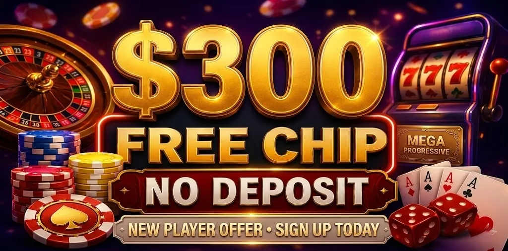 $300 Free Chip No Deposit