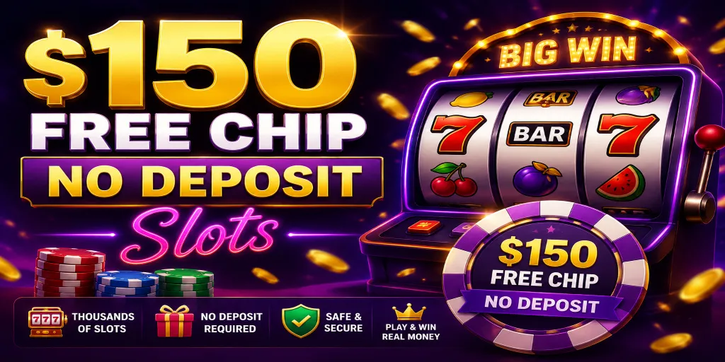 $150 Free Chip No Deposit Slots
