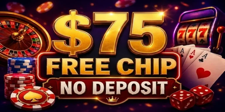$75 Free Chip No Deposit