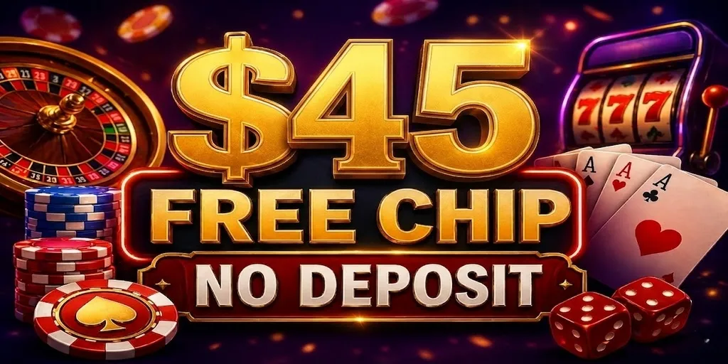 $45 Free Chip No Deposit