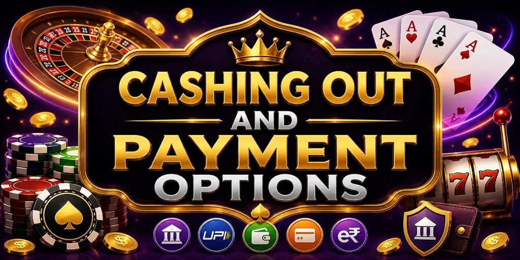 Cashing Out And Payment Options