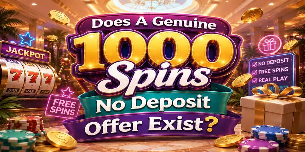 Does A Genuine 1000 Spins No Deposit Offer Exist