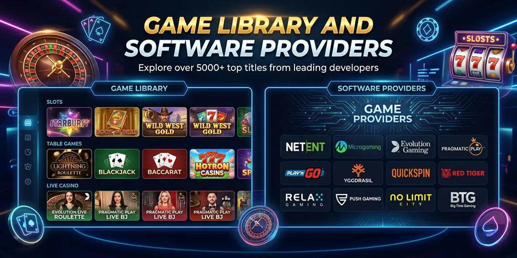 Game Library And Software Providers