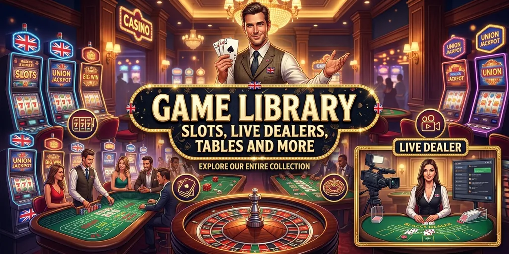 Game Library Slots, Live Dealers, Tables And More