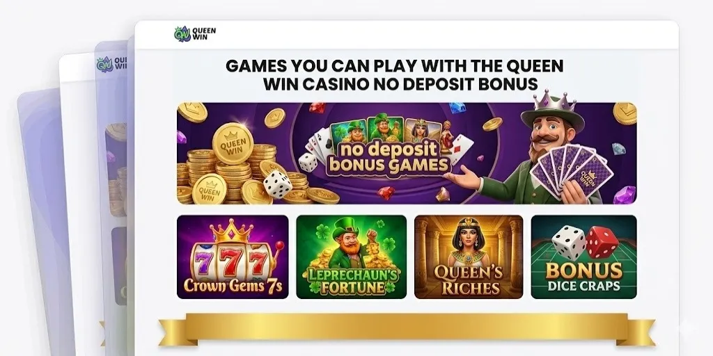 Games You Can Play With The QueenWin Casino No Deposit Bonus