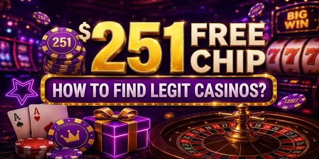How To Find Legit $251 Free Chip Casinos