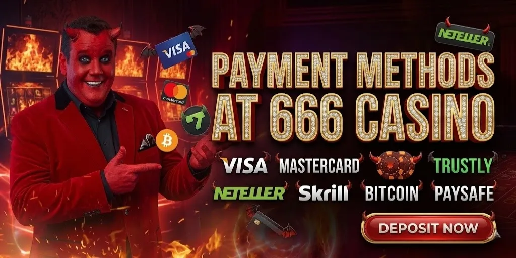 Payment Methods At 666 Casino