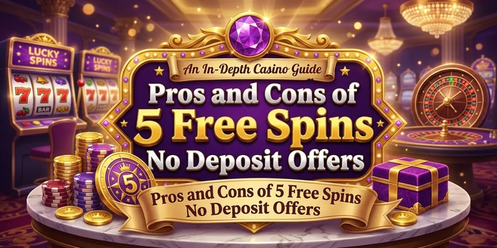 Pros and Cons of 5 Free Spins No Deposit Offers