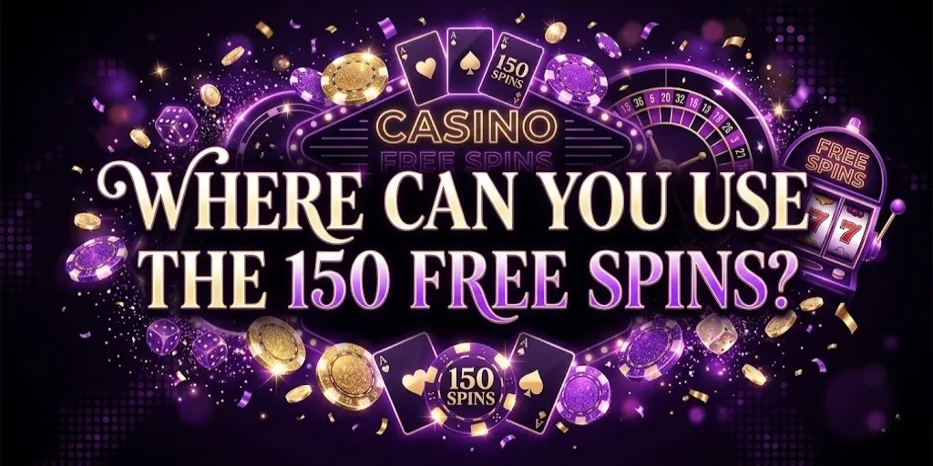 Where Can You Use The 150 Free Spins?