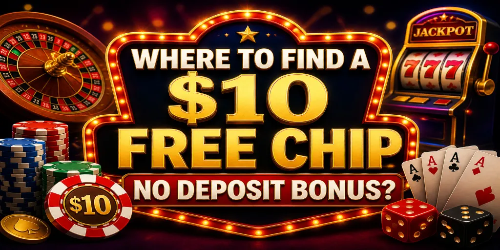 Where To Find A $10 Free Chip No Deposit Bonus?