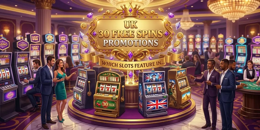 Which Slots Feature In UK 30 Free Spin Promotions