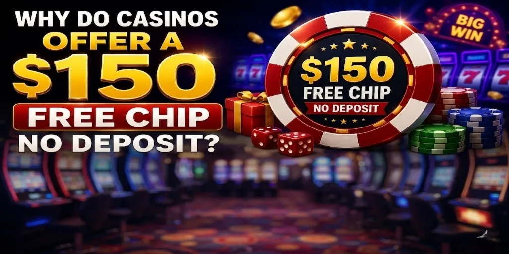 Why Do Casinos Offer A $150 Free Chip No Deposit