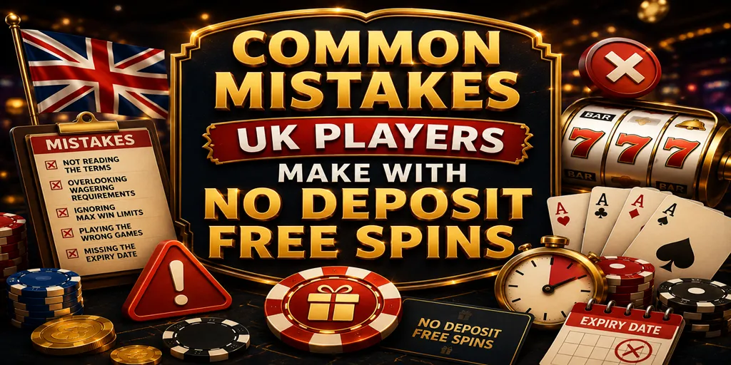 Common Mistakes UK Players Make With No Deposit Free Spins