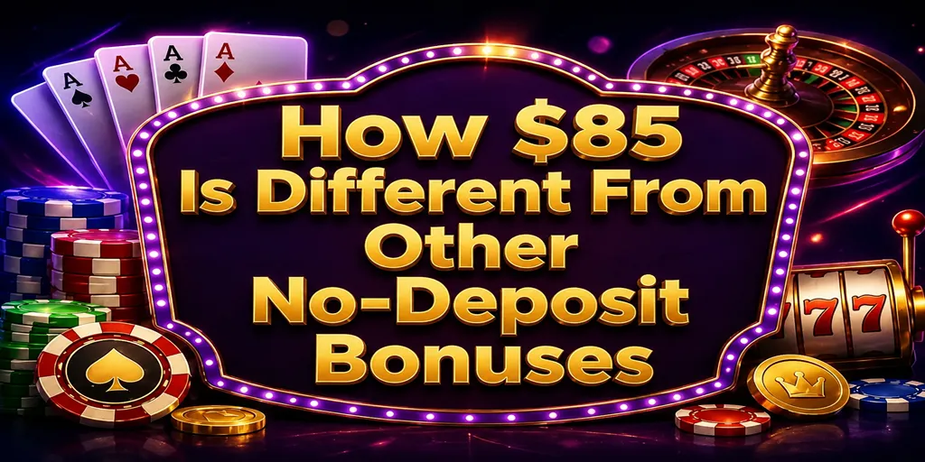 How $85 Is Different From Other No-Deposit Bonuses
