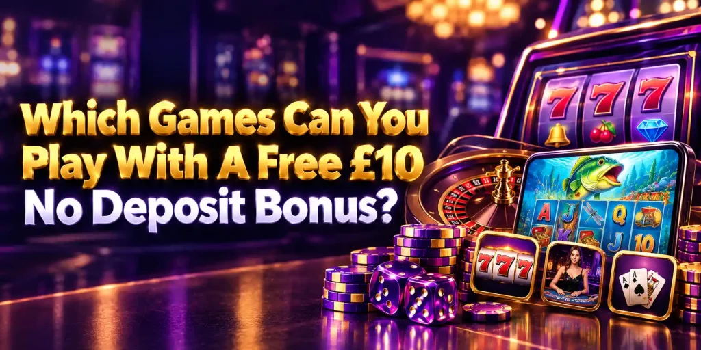 Which Games Can You Play With A Free £10 No Deposit Bonus?