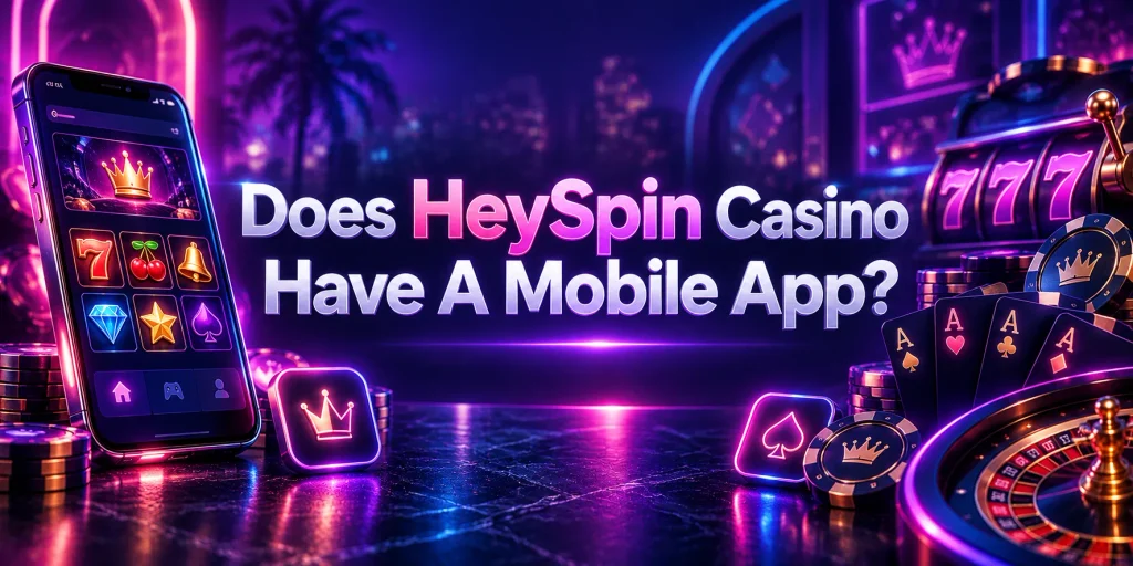 Does HeySpin Casino Have A Mobile App?