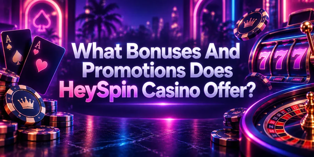 What Bonuses And Promotions Does HeySpin Casino Offer?
