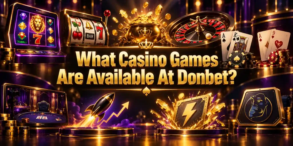 What Casino Games Are Available At Donbet?