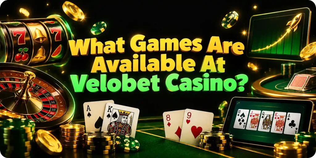 What Games Are Available At Velobet Casino?